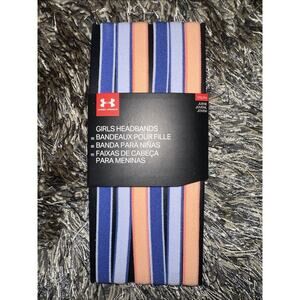 NEW Under Armour Girls Youth Headbands 6 Pack NWT